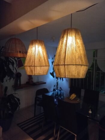 Saasil Lámpara Colgante Yute - Imagen 3