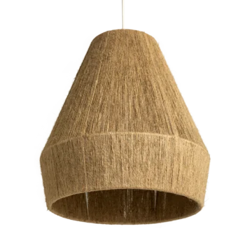 Lámpara Colgante Campana Yute - Imagen 3