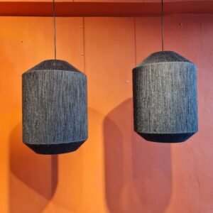 Malibú – Lámpara Colgante De Yute (Negro)