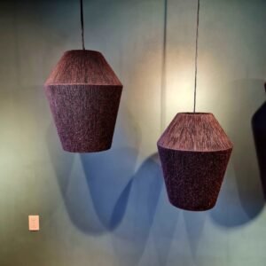 Lámpara Izamal - Colgante De Yute (Negro)